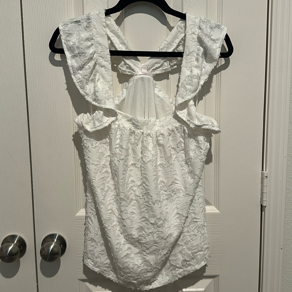 Lauren Conrad - White Summer Blouse